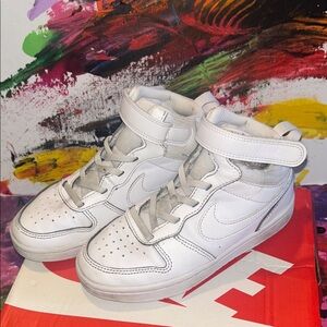 Nike White High-Top Sneakers